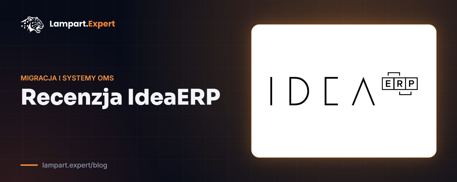 Recenzja IdeaERP – blog Lampart.Expert